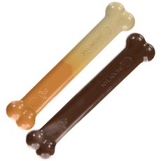 Nylabone 寵物用骨頭造型磨牙棒 23kg以下, 2件, 混色