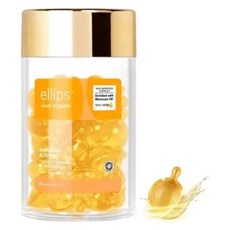 ellips 意立詩 維生素護髮精油膠囊 黃色柔順亮澤款, 1罐, 50ml