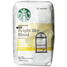 STARBUCKS 星巴克 Bright Sky 混合溫和堅果研磨咖啡 Blonde, 340g, 研磨咖啡