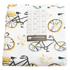 now DESIGNS 圖案印花棉質廚房毛巾, 1個, 甜蜜之旅