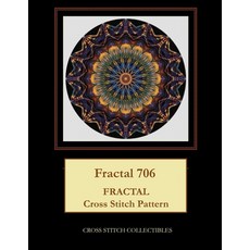 (英文圖書) Fractal 706: Fractal Cross Stitch Pattern 平裝版, Createspace Independent Pub..., 英文