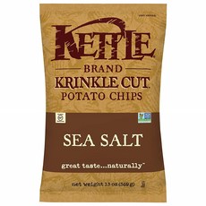 KETTLE BRAND 波浪洋芋片 海鹽風味, 海鹽, 1包, 369g