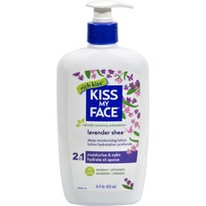 Kiss My Face 保濕乳液薰衣草乳木果, 1個, 473ml