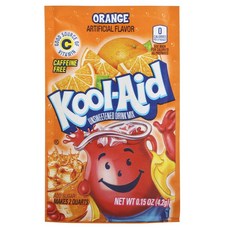 Kool-Aid 橘子風味沖泡飲, 1個, 4.2克