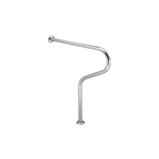 不鏽鋼白鐵小便斗扶手 ST安全T型馬桶殘障面盆扶手84001, 白色