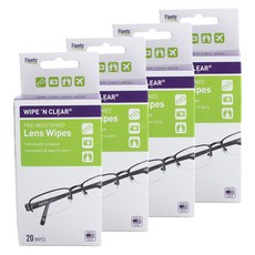 Wipes 'n Clear Lens Wipes 棉墊, 80個