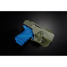 XSPEED警用裝備 IMI真品快拔槍套 Glock 17/19/22/28/31 Gen3 Gen 4, 軍綠, 1個