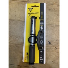 Topeak RaceRocket HP通用型軟管式迷你打氣筒 公路車/自行車, 黑色
