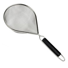 Chef Craft Chef Craft 網狀過濾器 撈勺 濾網 17.8cm, 1個, 黑色