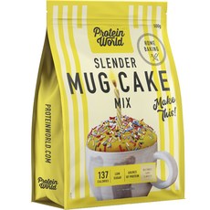 proteinworld 細長馬克杯蛋糕粉 生日蛋糕口味, 1個, 500g