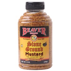 BEAVER BRAND 芥末醬, 1個, 340克