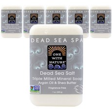ONE WITH NATURE 死海礦物三重溫和皂鹽, 200g, 6個