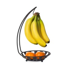 SPECTRUM 條紋香蕉水果保鮮盤, 1個, 青銅