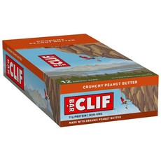 CLIF 能量棒, Crunchy Peanut Butter, 12包, 68克