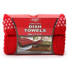 Royal Crest 毛巾布廚房十字架 35.5 x 35.5cm, 2件, 黑皮諾