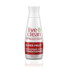 live clean 超級水果淬火捲發護髮素, 1入, 355ml