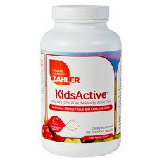 ZAHLER 維他命水果味咀嚼片, 1瓶, 180顆