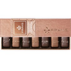 FranS 黑巧克力和牛奶巧克力中的灰色和煙燻鹹焦糖, 59.5克