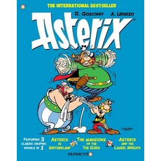 Asterix Omnibus #6: Collecting Asterix in Switzerland the Mansions of the Gods and Asterix and the... 平裝版, Papercutz, 英文