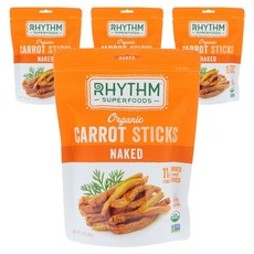 RHYTHM 麗聲 蘿蔔條餅乾, 4包, 40g