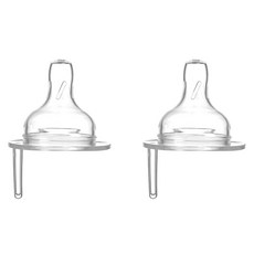 thinkbaby 透氣矽膠奶嘴, 2入, 第B階段(6~12個月)