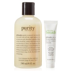 philosophy 控油乳液 240ml+3合1洗面乳, 1個