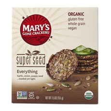 MARY'S GONE CRACKER 無麩質全麥穀物餅乾, 1盒, 155g
