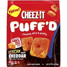 Cheez-It Puffs超辣熱切達起司口味, 1個, 163g
