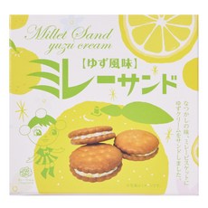 MonPlaisir 夾心小圓餅 柚子口味 5包入, 1個