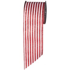 Sullivans 閃亮條紋緞帶, 紅+白