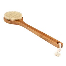 BASS Deluxe 圓形身體刷 Bore Bristol Firm, 1個, 木頭, 1入