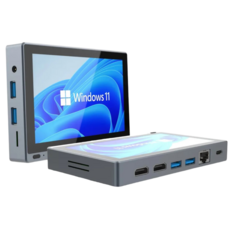 HIGOLE Gole2 Pro 迷你電腦, 灰色, 1台, 256GB, 16GB, WIN11 S