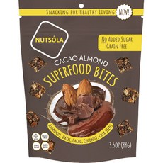 Nutsola可可杏仁超級食物一口, 1個, 99g