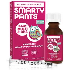 SMARTYPANTS vitamins 綜合維生素+DHA軟糖, 1瓶, 30ml