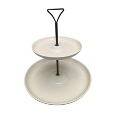 BIA Cordon Bleu 兩層甜點架, 1個, 白色的