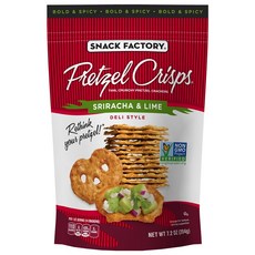 SNACK FACTORY 是拉差和萊姆椒鹽蝴蝶餅, 1包, 204g