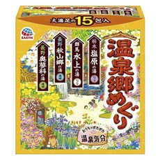 EARTH 地球製藥 溫泉之旅入浴劑 15包入, 1盒, 450g