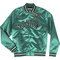 mitchell & ness 波士頓塞爾提克輕量緞面運動夾克