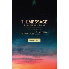 The Message Devotional Bible Large Print (Hardcover): Featuring Notes and Reflections from Eugene H... 精裝版, NavPress Publishing Group, 英文