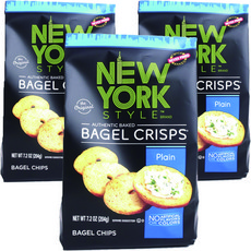 new york style 貝果餅乾 原味, 3包, 204g