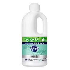 Kao 花王 Cucute 珂珂透 Natural Days+廚房清潔劑補充包 馬鞭草&柑橘香, 1個, 1.25L