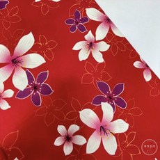 布想出門 客家花布 台灣花布 油桐花系列, 紅, 1個