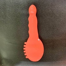 天龍紡多功能刮痧按摩棒(大)－全身穴道按摩器，舒緩按摩棒，刮痧按摩梳, 紅色