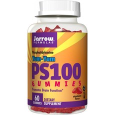 Jarrow FORMULAS 賈羅公式 PS100草莓口味軟糖, 60顆, 1罐