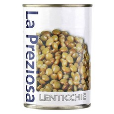 LaPreziosa Lenticchie豆罐頭, 1個, 400g