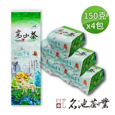 【名池茶業】山香之禮杉林溪高山烏龍茶 150gx4包 - 台灣高山茶 獨立包裝 禮盒裝, 150g