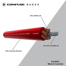 CONFUSE AUDIO 車用電源線材 0 AWG 高純度無氧銅 耐磨耐高溫 穩定供電, 1套