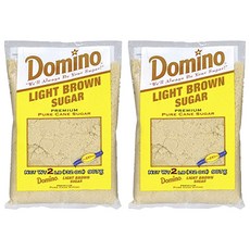 DOMINO SUGAR 淺棕色優質純蔗糖, 2個, 907克