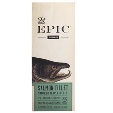 EPIC 煙燻楓葉條狀鮭魚片 20個入, 1個, 454g