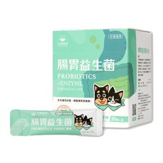 汪喵星球 益生菌 盒裝 (2g*30包) 犬貓適用 皮膚保健 腸胃調理, 皮膚, 腸胃